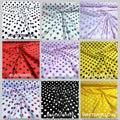 POLKA DOT - Print Poly Cotton Fabric 60" Wide by The Yard. Choose Color Below