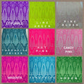 DIAMOND FASHION - Shiny Sequin Design 4 Way Stretch Mesh Fabric. Sold By The Yard. Choose Color Below