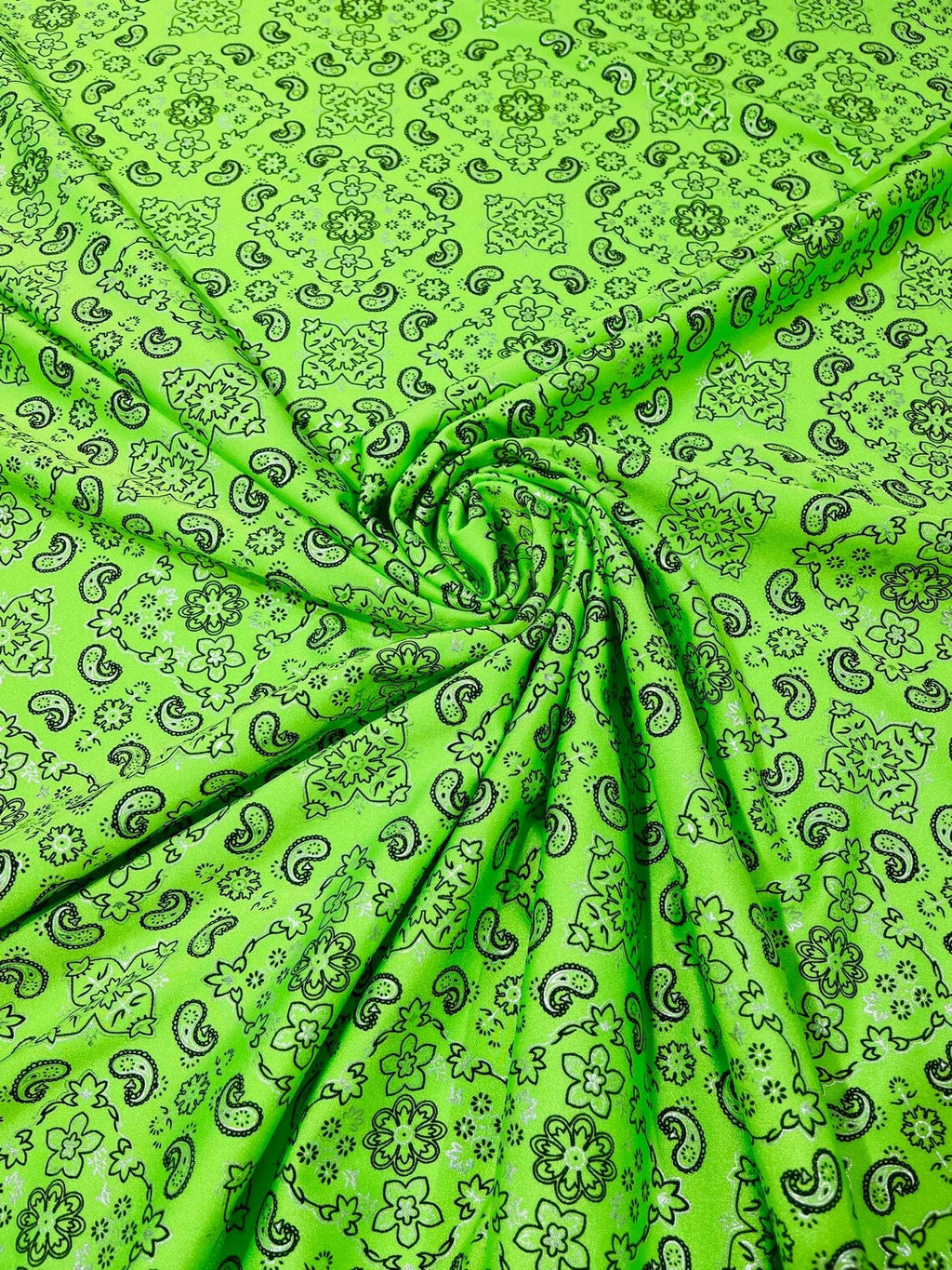 BANDANA - Nylon Spandex 4 Way Stretch By Yard. Choose Color Below