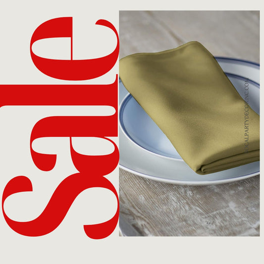 DKSAGE - Poly Poplin Napkin - 18" X 18" - Cloth Napkins, Washable Reusable Napkins Wrinkle Resistance Napkins for Dinner, Wedding,Parties