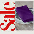 PURPLE - Poly Poplin Napkin - 18" X 18" - Cloth Napkins, Washable Reusable Napkins Wrinkle Resistance Napkins for Dinner, Wedding,Parties