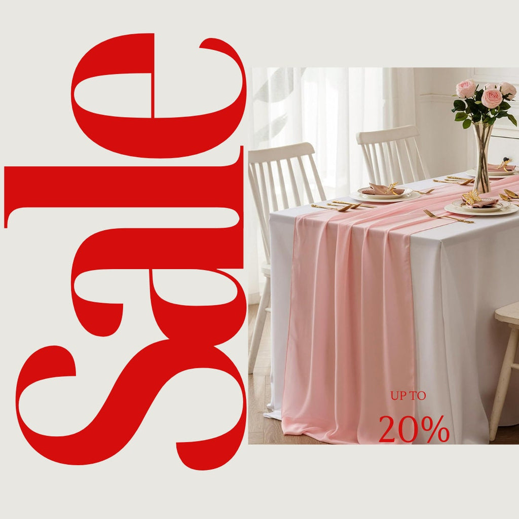 BLUSH PINK - Chiffon Table Runner 29 x 108 inch Perfect for Party Sweetest Day Wedding Anniversary Decorations Valentines Day Runners.