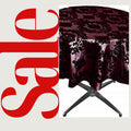 BURGUNDY - Taffeta Flocking Damask Table Rounds for Wedding, Bridal Shower/Baby Shower, Dinner, Special Events/Home Decor.