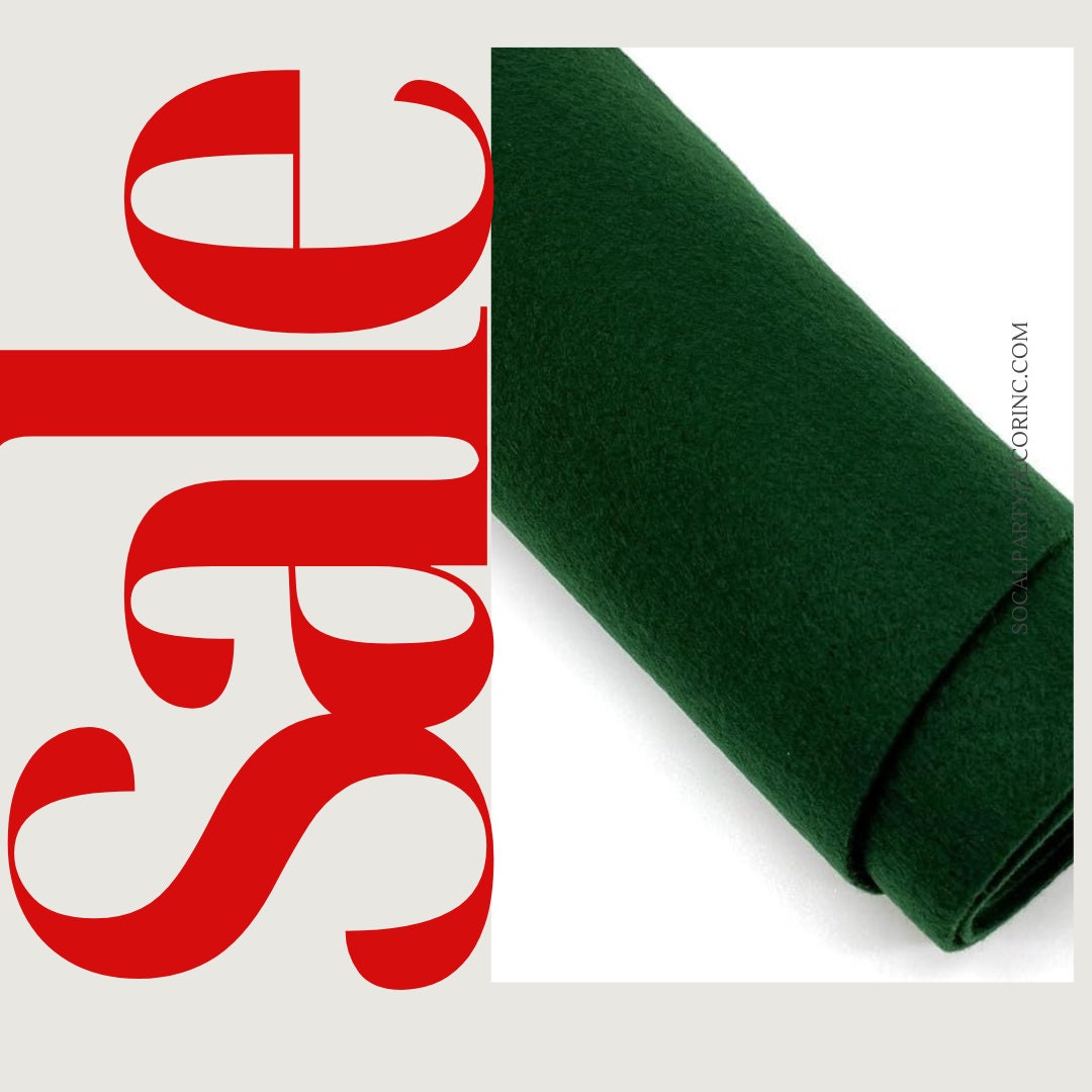 HUNTER - Craft Felt By Yard 72" Wide Acrylic Felt - Soft and Durable Black Felt Fabric for DIY Arts & Crafts, Decorations and More