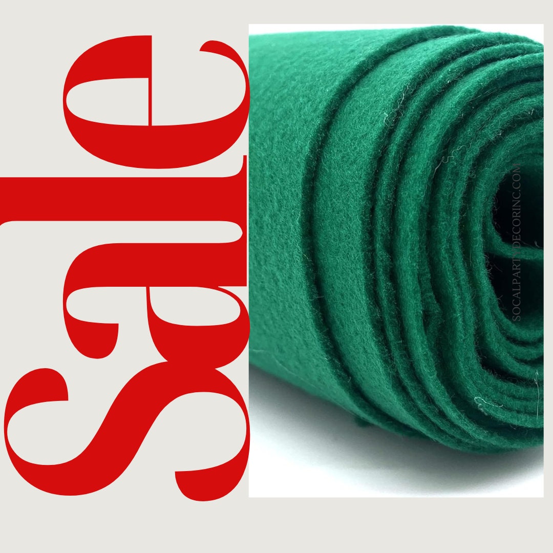 KELLY - Craft Felt By Yard 72" Wide Acrylic Felt - Soft and Durable Black Felt Fabric for DIY Arts & Crafts, Decorations and More