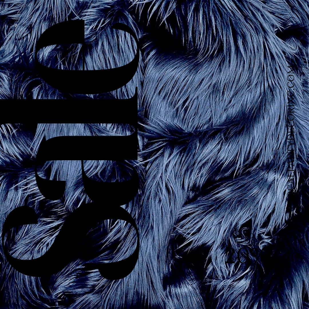NAVY - Shaggy Long Pile Faux Fur Fabric By The Yard | Faux Fur | High Quality Ultra Soft Fur Fabric By Yard.