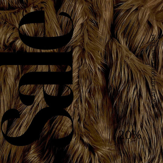 BROWN - Shaggy Long Pile Faux Fur Fabric By The Yard | Faux Fur | High Quality Ultra Soft Fur Fabric By Yard.