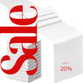 SATIN - WHITE - 14" Wide Wedding & Party Decoration Solid Satin Table Runner ( 14" Wide x 90" Long)  1 PC