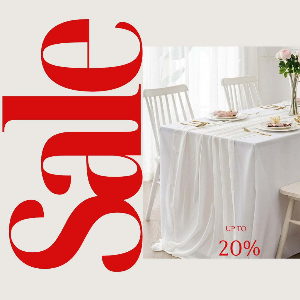 IVORY - Chiffon Table Runner 29 x 108 inch Perfect for Party Sweetest Day Wedding Anniversary Decorations Valentines Day Runners.