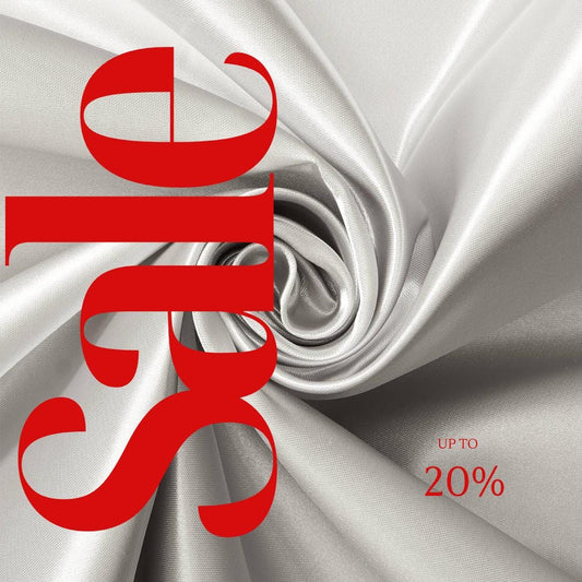 SILVER - Bridal Satin Fabric Silky Poly 60" Wide Heavy Wedding Dress Drapery By The Yard