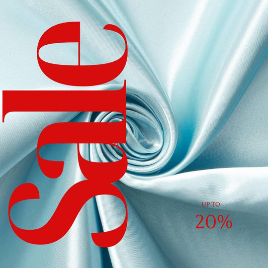 BABY BLUE - Bridal Satin Fabric Silky Poly 60" Wide Heavy Wedding Dress Drapery By The Yard