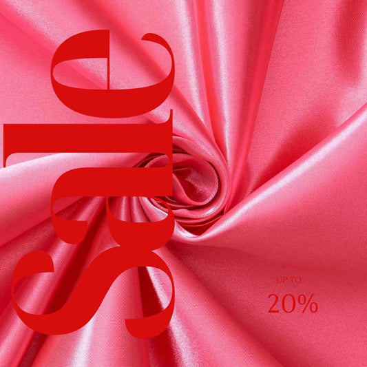 AMERICAN BEAUTY - Bridal Satin Fabric Silky Poly 60" Wide Heavy Wedding Dress Drapery By The Yard