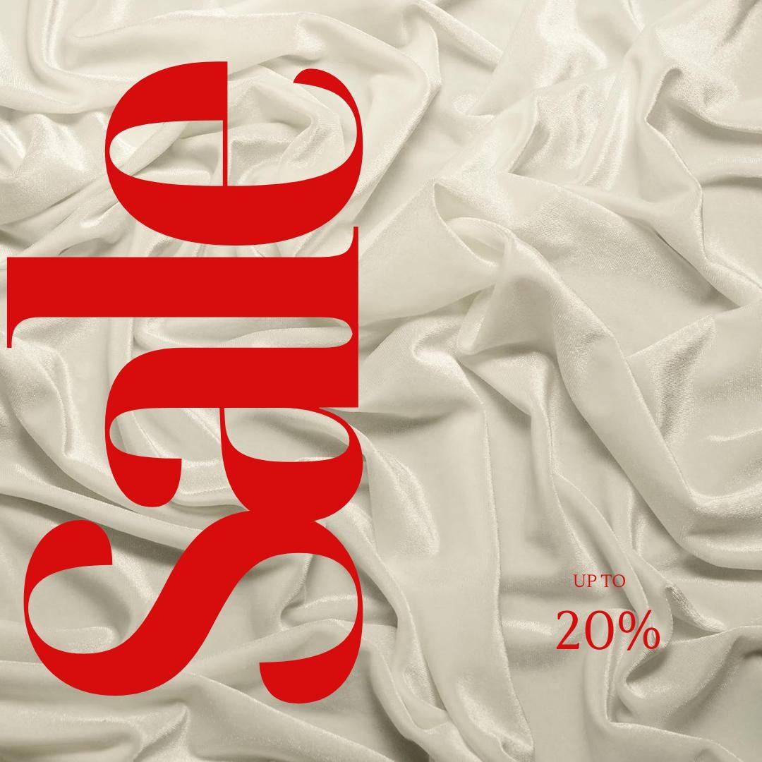 Ivory - Stretch Velvet Fabric 60'' Wide by The Yard for Sewing Apparel Costumes Craft