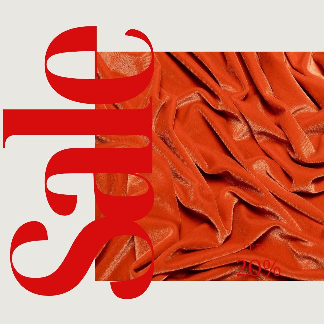 Orange  - Stretch Velvet Fabric 60'' Wide by The Yard for Sewing Apparel Costumes Craft