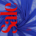 Power Mesh Fabric  - ROYAL BLUE - Nylon Lycra Spandex 4 Way Stretch Fabric 58"/60" By Yard.
