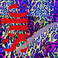 LEOPARD -  Faux Fur Fabric By The Yard, Leopard Short Pile Fur Fabric, Multi-Color
