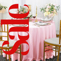 LT PINK - 108" Polyester Poplin Washable Round Tablecloth, For Table Cover, Fabric Table Cloth Dinning, Kitchen, Party