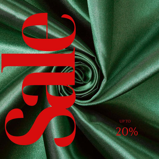 HUNTER - Bridal Satin Fabric Silky Poly 60" Wide Heavy Wedding Dress Drapery By The Yard