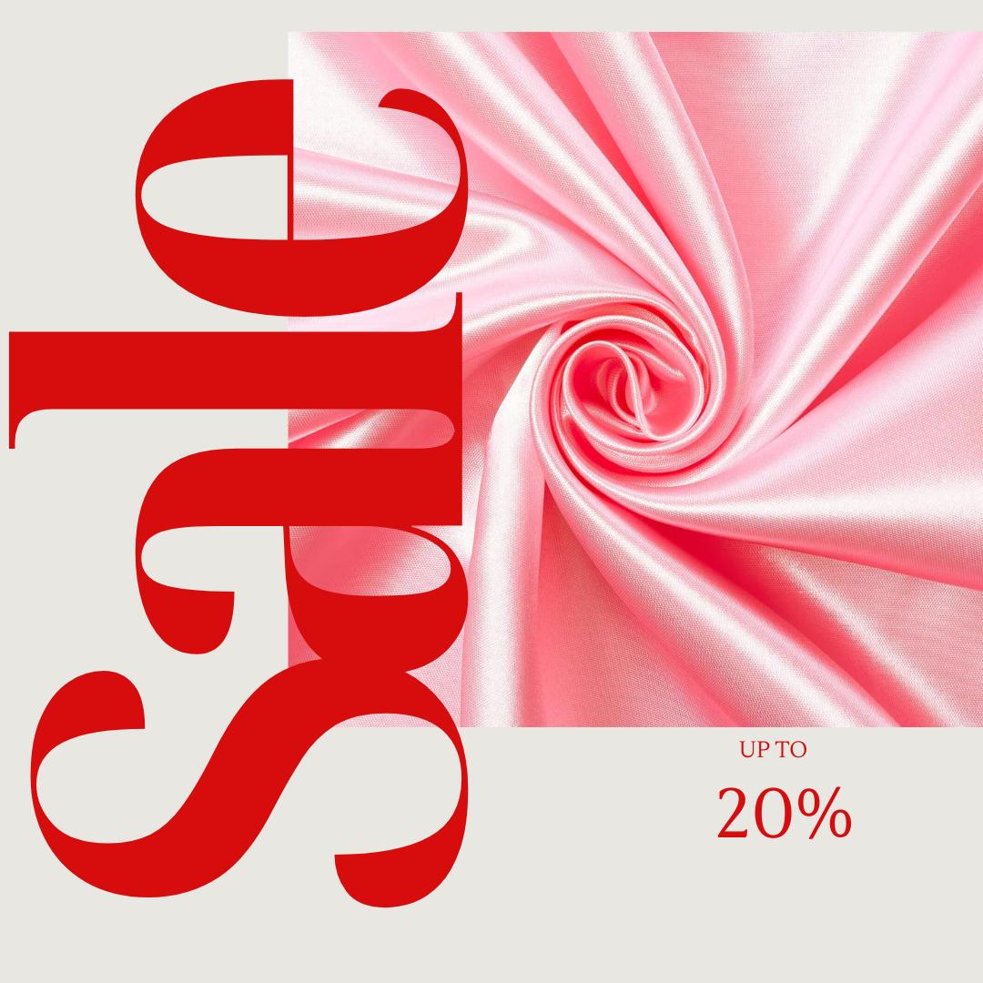 PINK - Bridal Satin Fabric Silky Poly 60" Wide Heavy Wedding Dress Drapery By The Yard