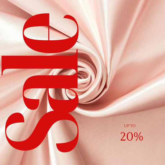 BLUSH - Bridal Satin Fabric Silky Poly 60" Wide Heavy Wedding Dress Drapery By The Yard