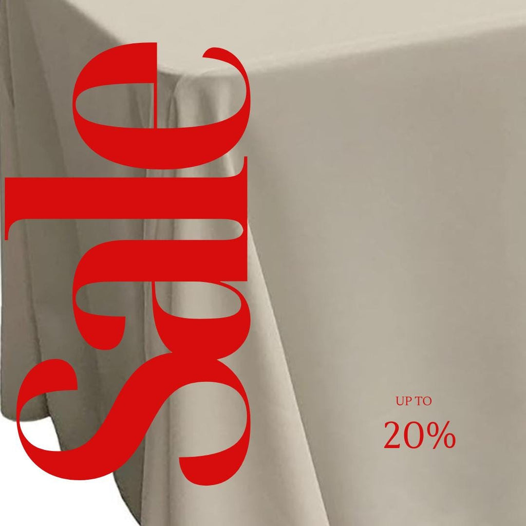 SILVER - Polyester Poplin Washable Rectangular Tablecloth, Table Cover Fabric Cloth for Dinning, Kitchen, Party. Choose Size Below