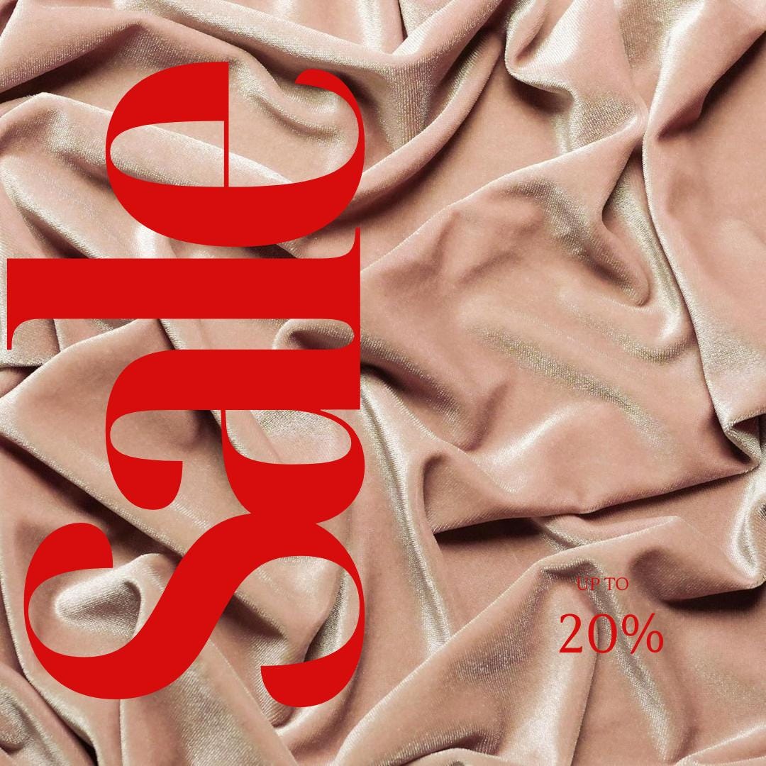 Rose Gold - Stretch Velvet Fabric 60'' Wide by The Yard for Sewing Apparel Costumes Craft