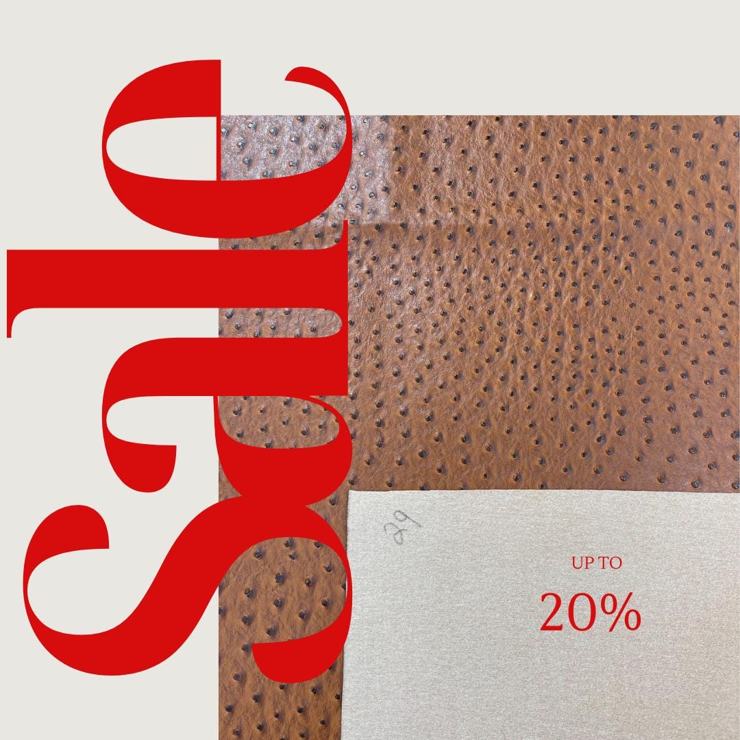 Ostrich Fake Leather Upholstery-  CONAC - 3-D Ostrich Skin Texture Faux Leather - Vinyl Fabric Sold By Yard.