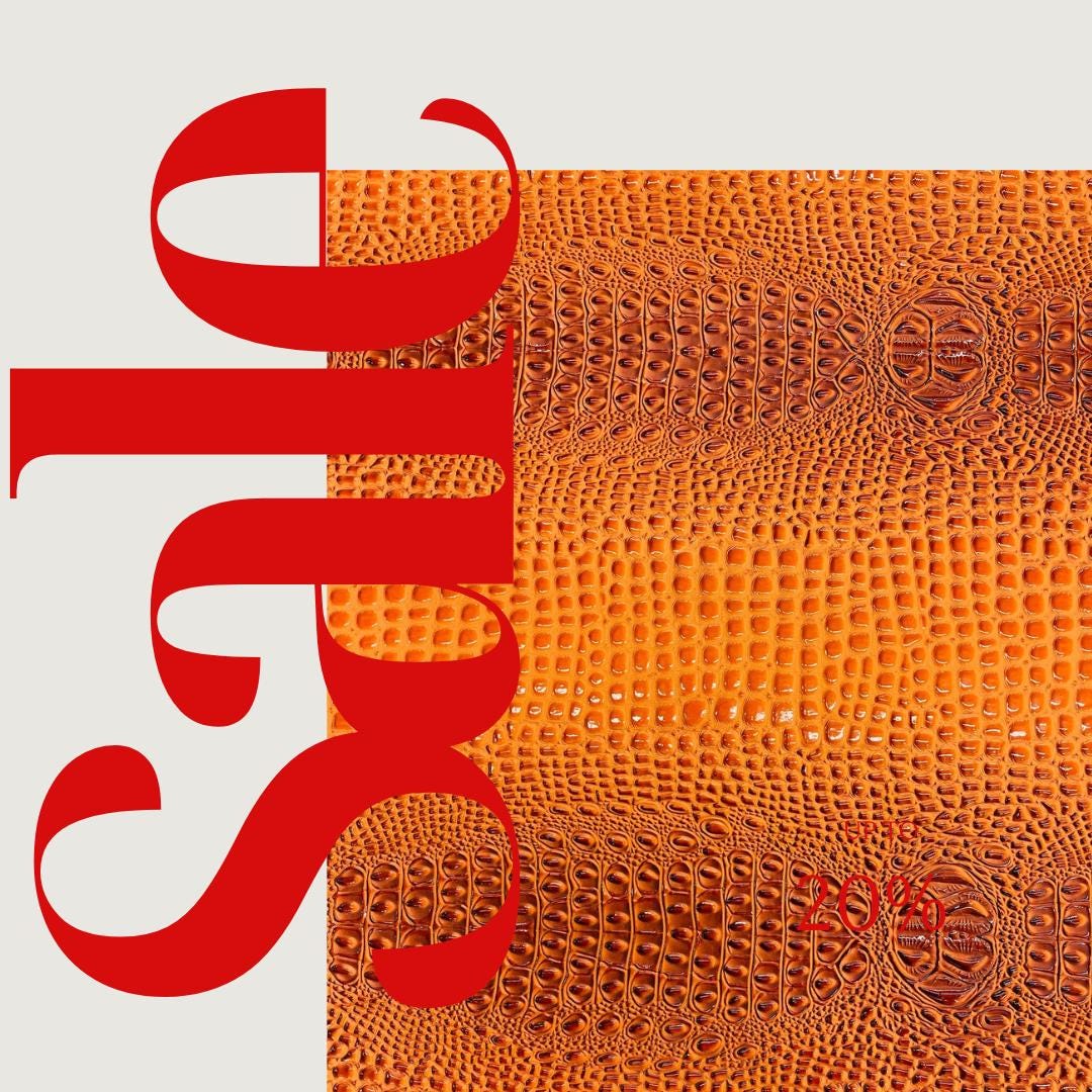 Glossy Two Tone Gator Fake Leather Upholstery - BURNT ORANGE - 3-D Crocodile Skin Texture Faux Leather  Vinyl/54" By Yard