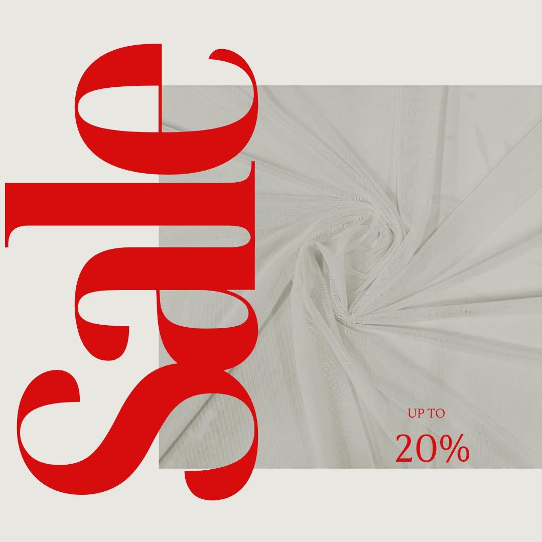 Power Mesh Fabric  - IVORY - Nylon Lycra Spandex 4 Way Stretch Fabric 58"/60" By Yard.