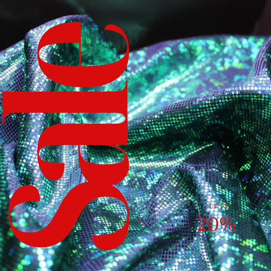 Green/Navy Shattered Glass Spandex - 4-Way Stretch Fabric By The Yard - 60" Wide Spandex Fabric - Thick and Heavy Spandex Fabric