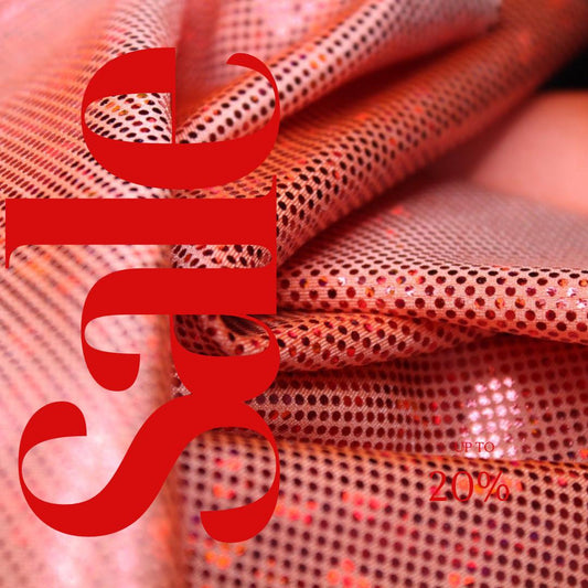 Orange Shattered Glass Spandex - 4  Way Stretch Fabric By The Yard - 60" Wide Spandex Fabric - Thick and Heavy Spandex Fabric