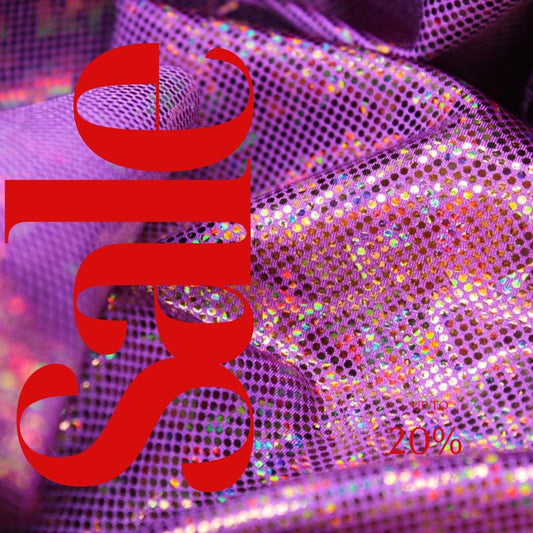 Bright Purple Shattered Glass Spandex - 4 Way Stretch Fabric By The Yard - 60" Wide Spandex Fabric - Thick and Heavy Spandex Fabric