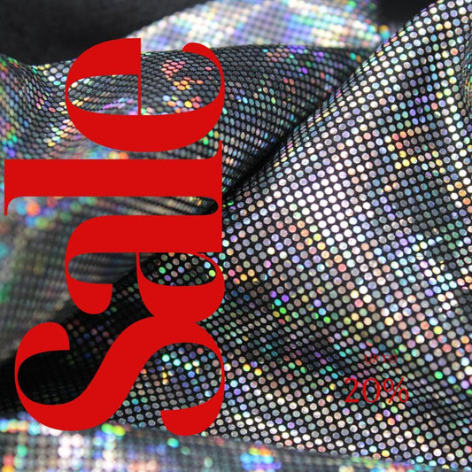 Silver/Black Shattered Glass Spandex - 4 Way Stretch Fabric By The Yard - 60" Wide Spandex Fabric - Thick and Heavy Spandex Fabric