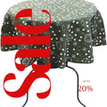 OLIVE - Bandanna - Round Print Poly Cotton Tablecloth, Table Cover Fabric Table Cloth for Dinning, Kitchen, Party, Holiday