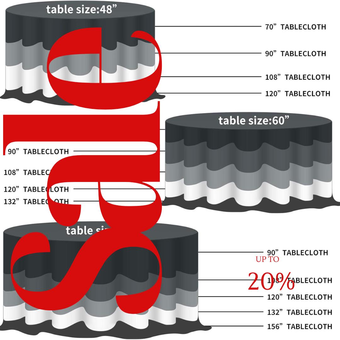 Velvet Tablecloth - WHITE -  Luxurious Elegant Table Cover in Beautiful for Weddings, Parties, Baby Showers and Events. Choose Size Below