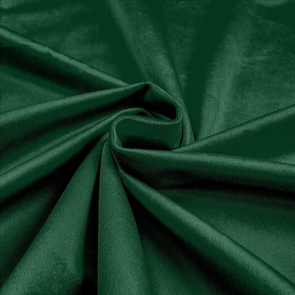 Plush Non Stretch Velvet Fabric by Yard - HUNTER - 60" Wide | Plush Velvet For Christmas, Apparel, Cosplay, Curtains. & Decoration