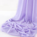 CHIFFON FABRIC - LILAC -Polyester Soft Light Weight, Sheer, See Through Chiffon Fabric Sold By The Yard.