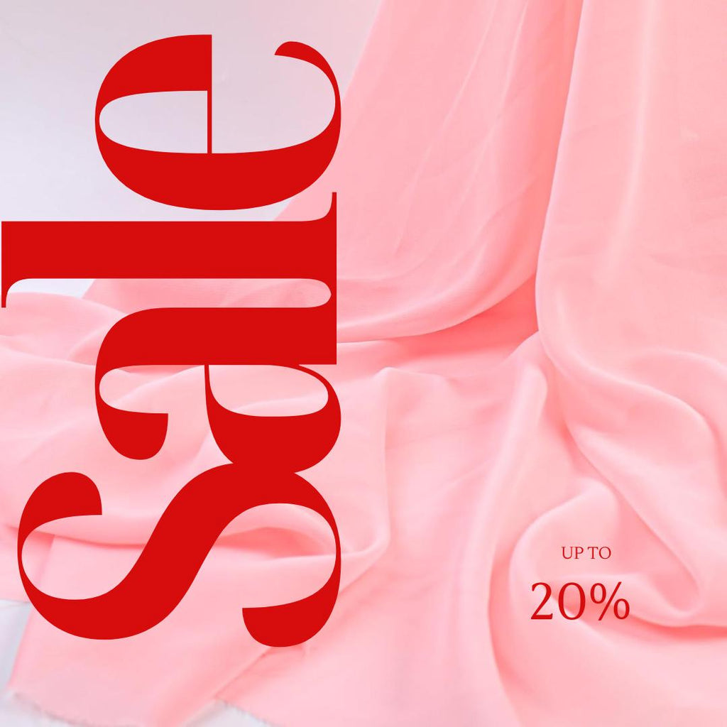 CHIFFON FABRIC - PINK - Polyester Soft Light Weight, Sheer, See Through Chiffon Fabric Sold By The Yard.