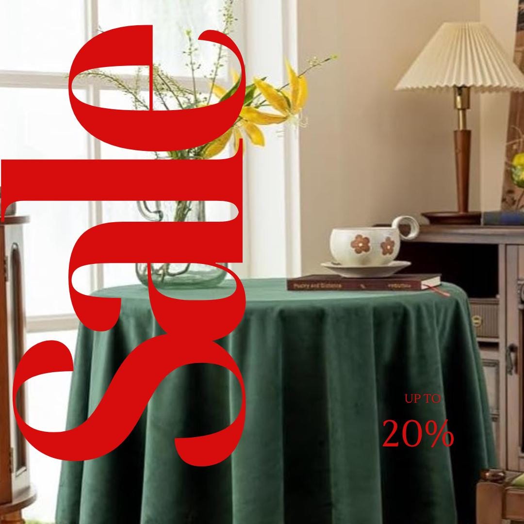Round Luxurious Stretch Velvet Tablecloth - HUNTER - Washable Table Cover for Party Wedding Baby Shower Dinning Decoration. Choose size