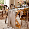 29" x 120" CHAMPAGNE - Luxurious Royal Velvet Table Runner, 10ft Wedding Reception Decorations Soft Velvet Fabric & Wedding Runners