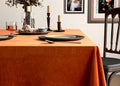 Rectangular Stretch Velvet Tablecloth - RUST -  Luxurious Table Cover Beautiful for Weddings, Parties, Baby Showers and Events. Choose Size