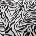 BLACK/WHITE - Zebra Print - Anti Pill Theme Fleece Fabric, 60” Inches Wide – Sold By The Yard