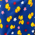 Duck Chicks and Stars Print - Anti Pill Theme Fleece Fabric, 60” Inches Wide – Sold By The Yard