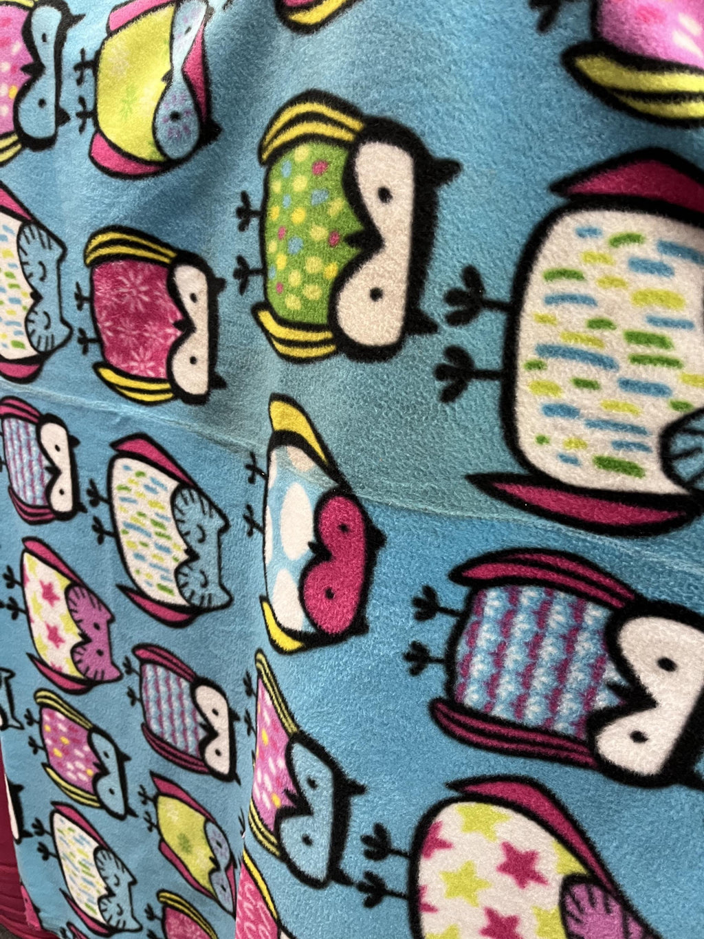 Owls Print - Anti Pill Theme Fleece Fabric, 60” Inches Wide – Sold By The Yard