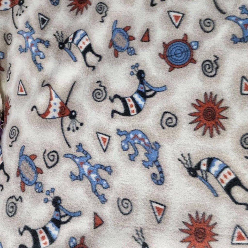 African Print - Anti Pill Theme Fleece Fabric, 60” Inches Wide – Sold By The Yard