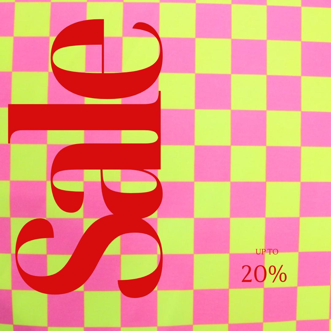 Neon Checkers Yellow/Pink - 4 Way Stretch Fabric By The Yard - 60" Wide Spandex Fabric - Thick and Heavy Spandex Fabric