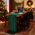 29" x 120" HUNTER - Luxurious Royal Velvet Table Runner, 10ft Wedding Reception Decorations Soft Velvet Fabric & Wedding Runners
