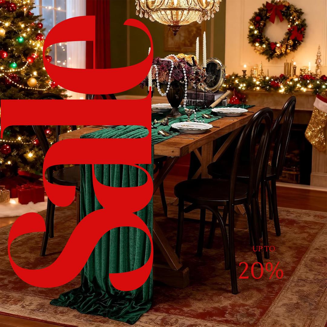 29" x 120" HUNTER - Luxurious Royal Velvet Table Runner, 10ft Wedding Reception Decorations Soft Velvet Fabric & Wedding Runners