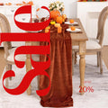 29" x 120" RUST - Luxurious Royal Velvet Table Runner, 10ft Wedding Reception Decorations Soft Velvet Fabric & Wedding Runners