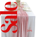 29" x 120" BLUSHPINK - Luxurious Royal Velvet Table Runner, 10ft Wedding Reception Decorations Soft Velvet Fabric & Wedding Runners